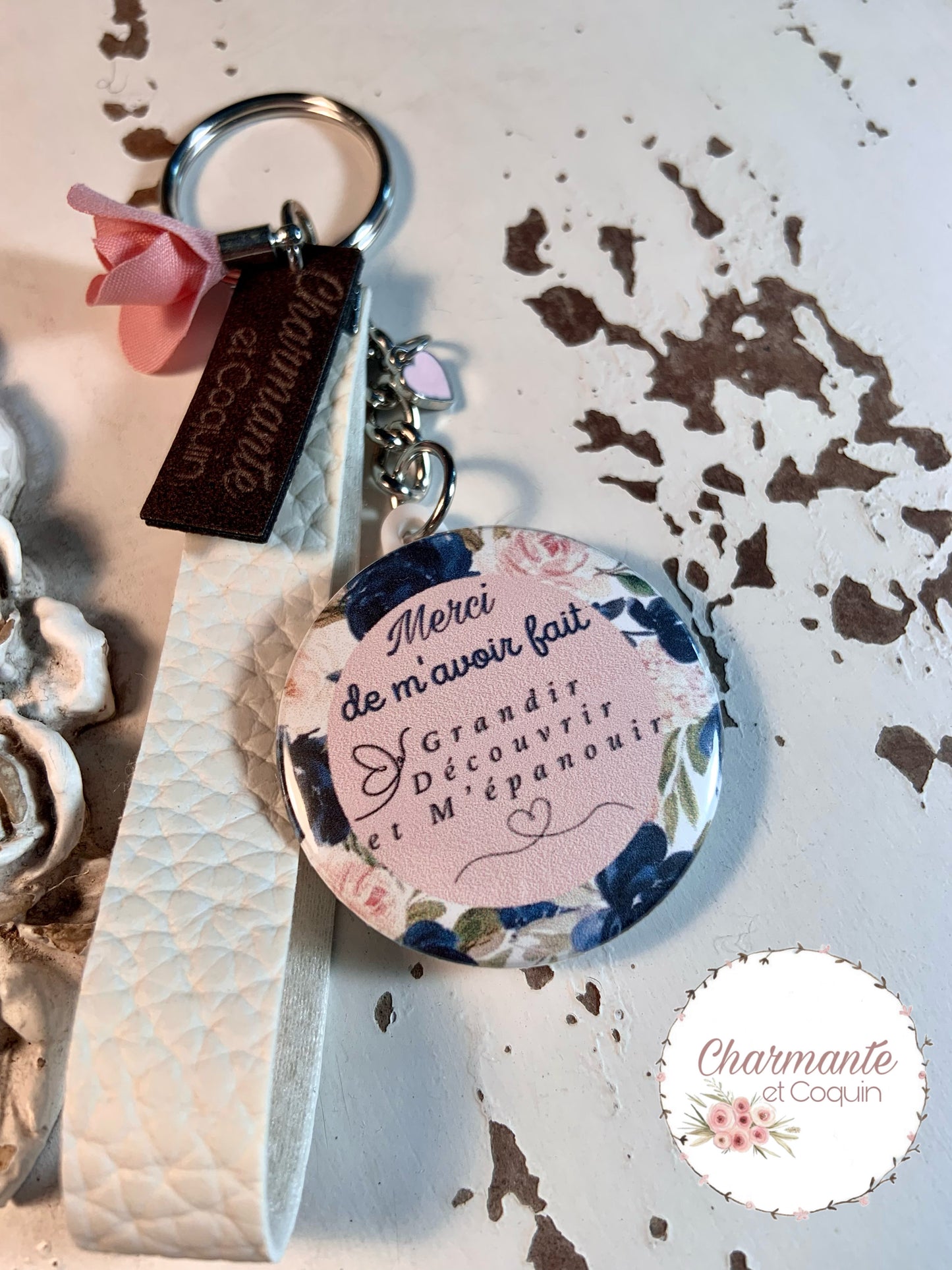 Porte clés personnalisé cadeau pour éducatrice