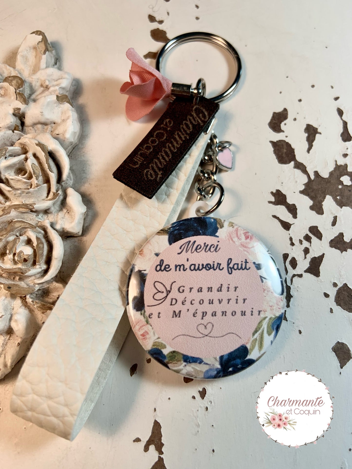 Porte clés personnalisé cadeau pour éducatrice