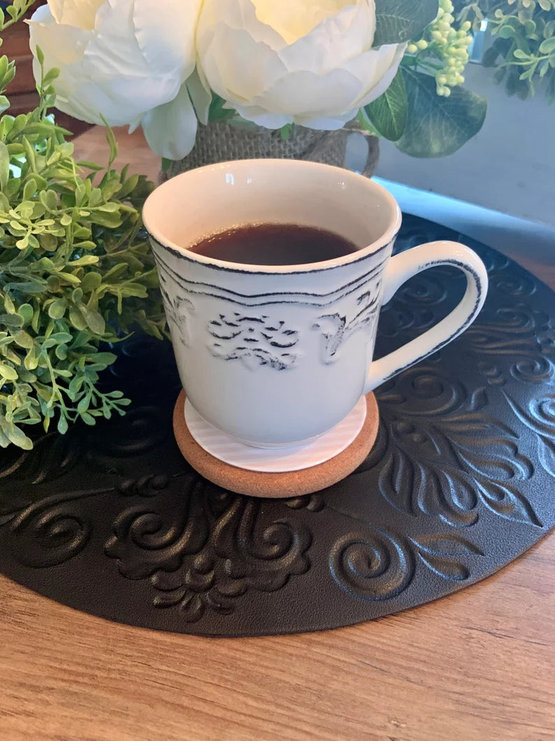 Sous-verre personnalisé avec jolie citation pour papa, cadeau personnalisé pour papa