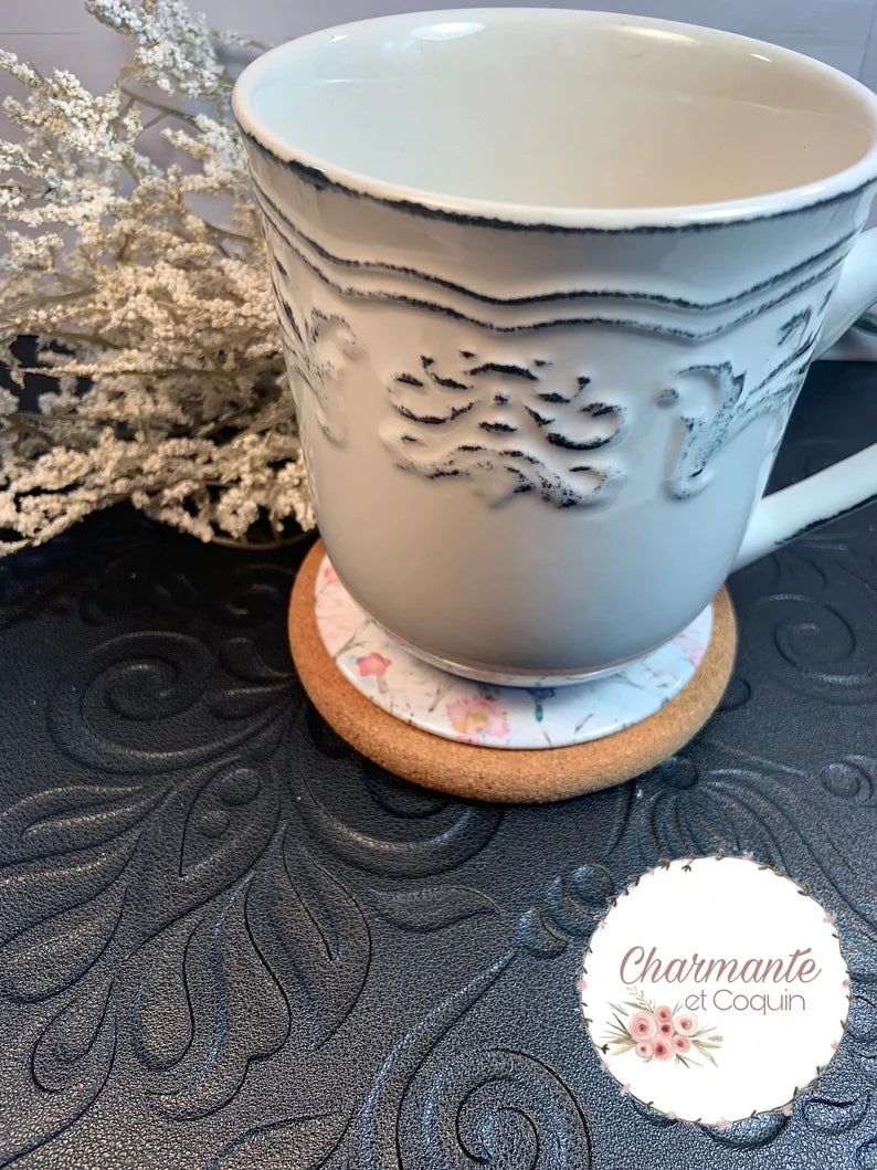 Sous-verre personnalisé cadeau pour éducatrices, cadeau remerciement