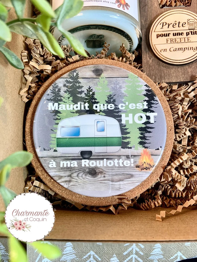 Coffret cadeau thème camping