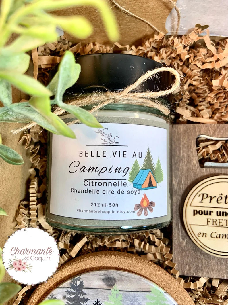 Coffret cadeau thème camping