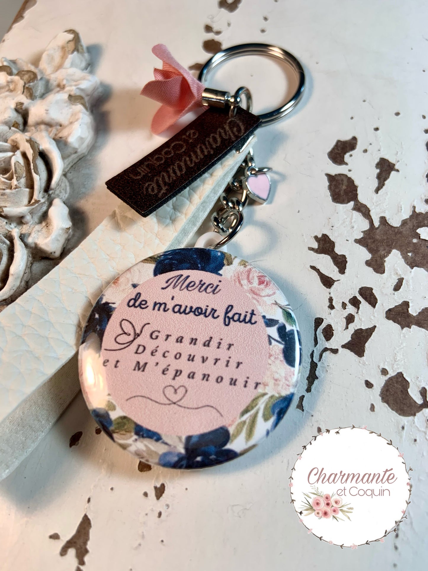 Porte clés personnalisé cadeau pour éducatrice