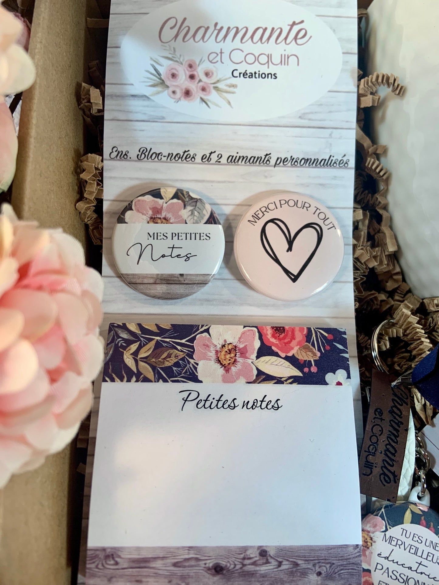 Boîte cadeaux personnalisés cadeaux pour éducatrice , cadeau remerciement éducatrice.