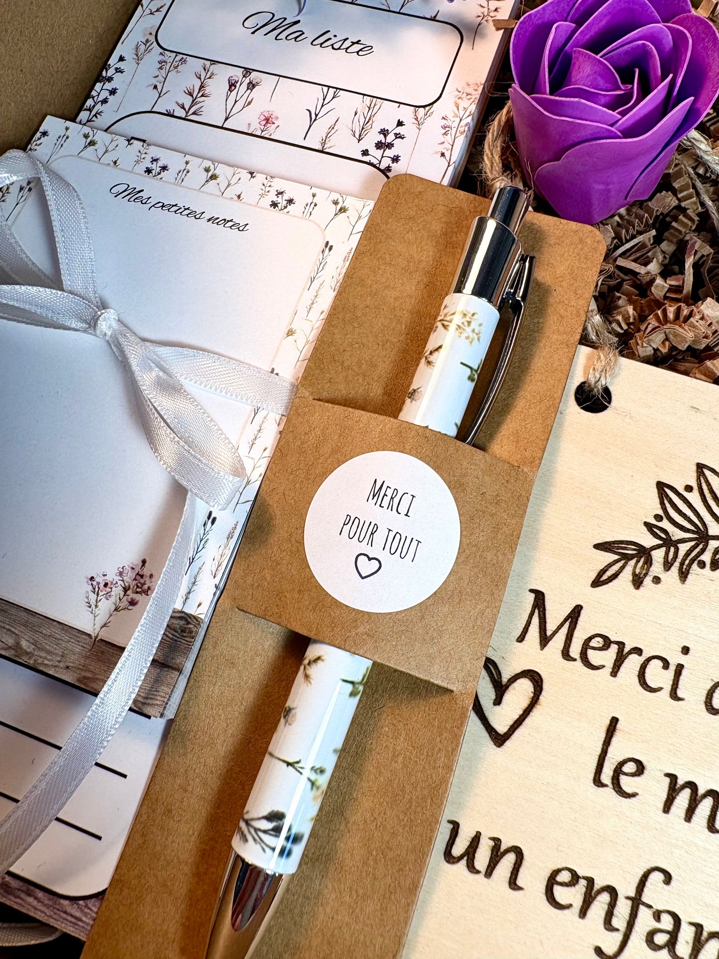 Boîte cadeau pour enseignante ,cadeau remerciement professeur.