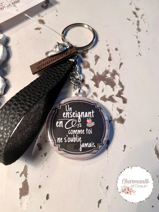 Porte clés Personnalisé cadeau enseignant , cadeau remerciement professeur