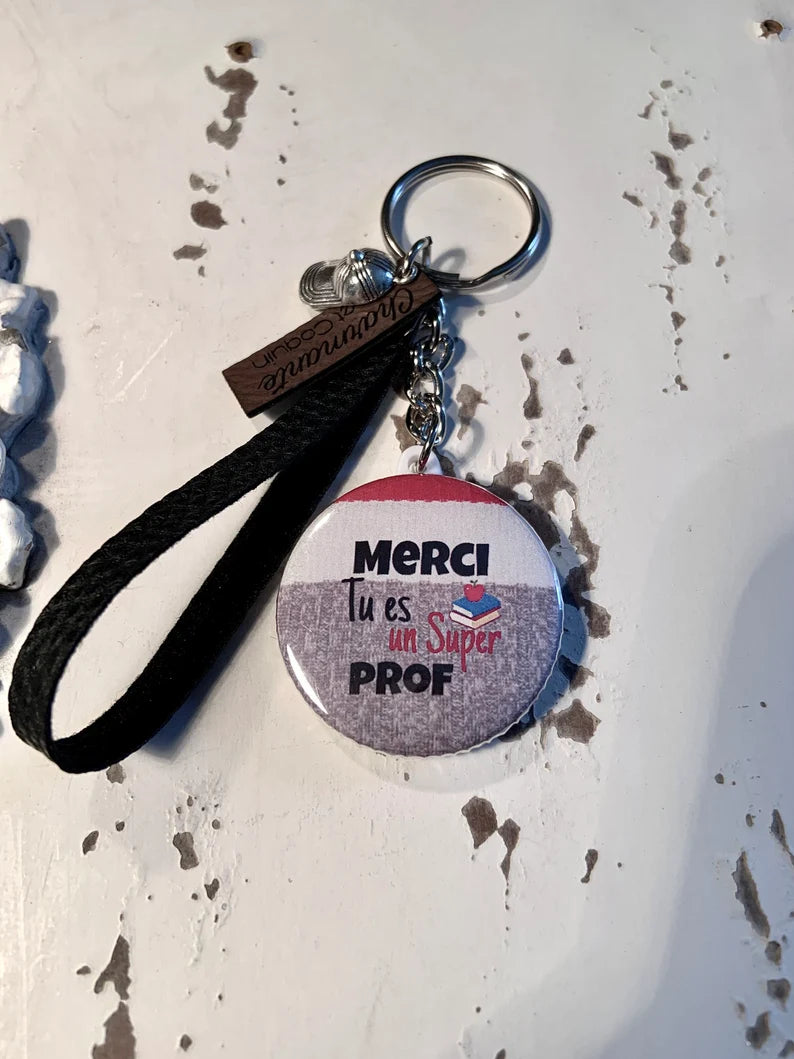 Porte- clés merci super Prof