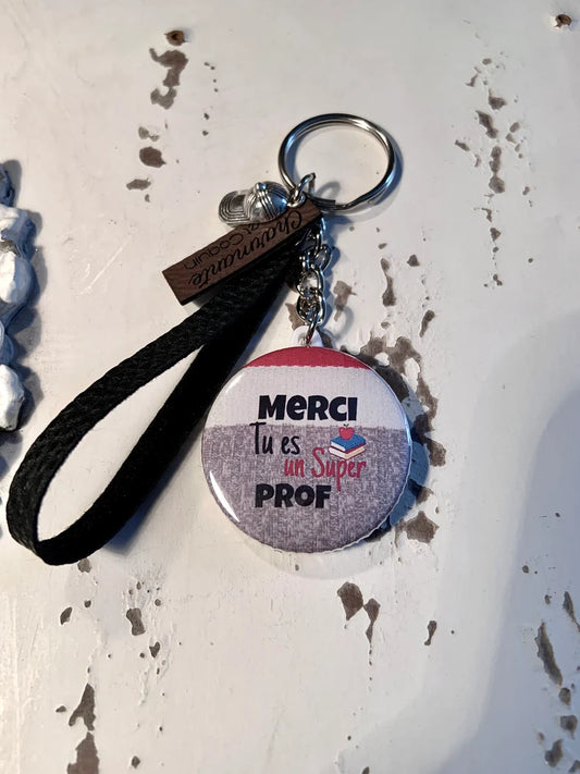 Porte- clés merci super Prof
