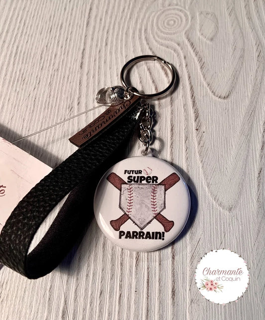 Porte clés personnalisé pour demande parrain