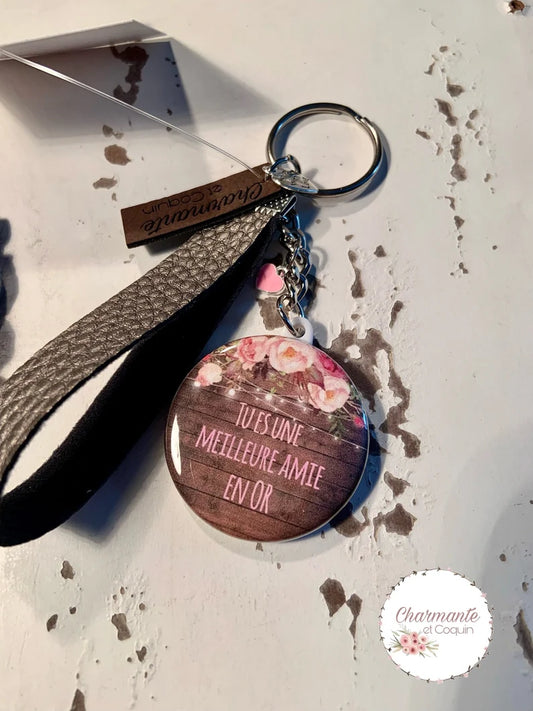 Porte clés personnalisé pour votre meilleure amie