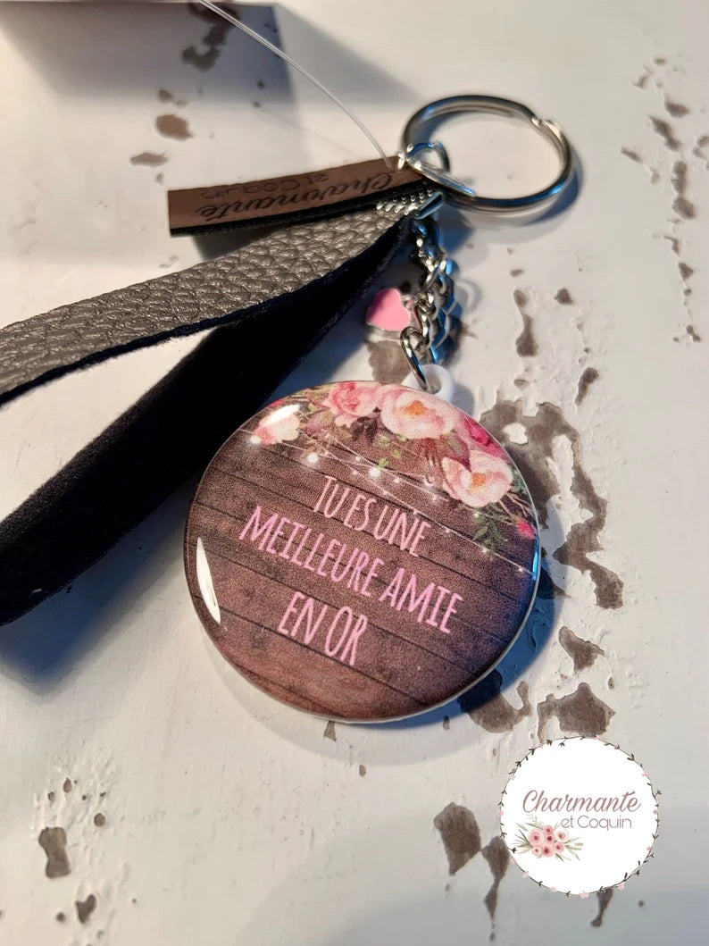 Porte clés personnalisé pour votre meilleure amie