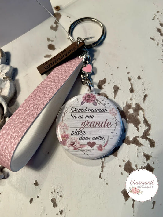 Porte clés personnalisé pour grand-maman