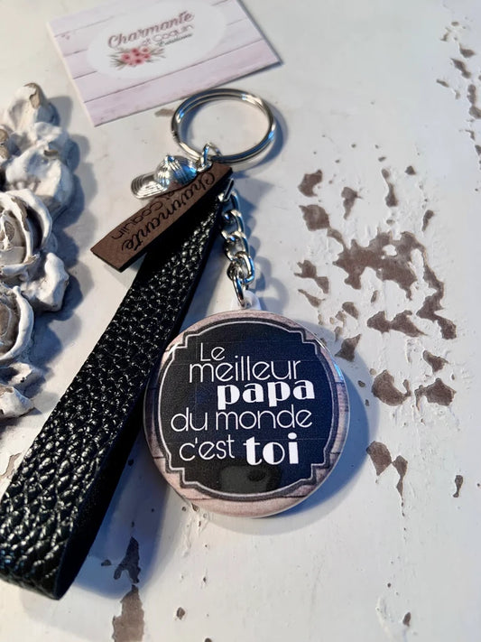 Porte clés personnalisé pour papa