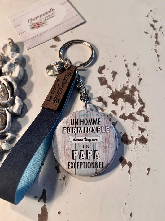 Porte clés personnalisé pour papa