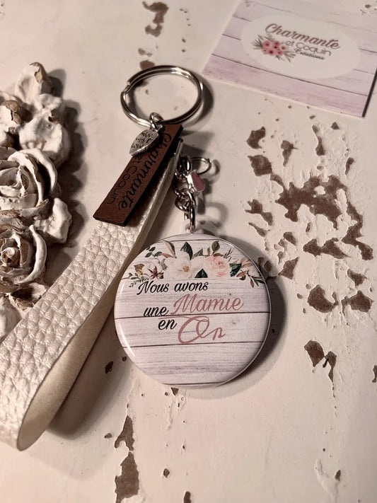 Porte clés personnalisé pour Mamie