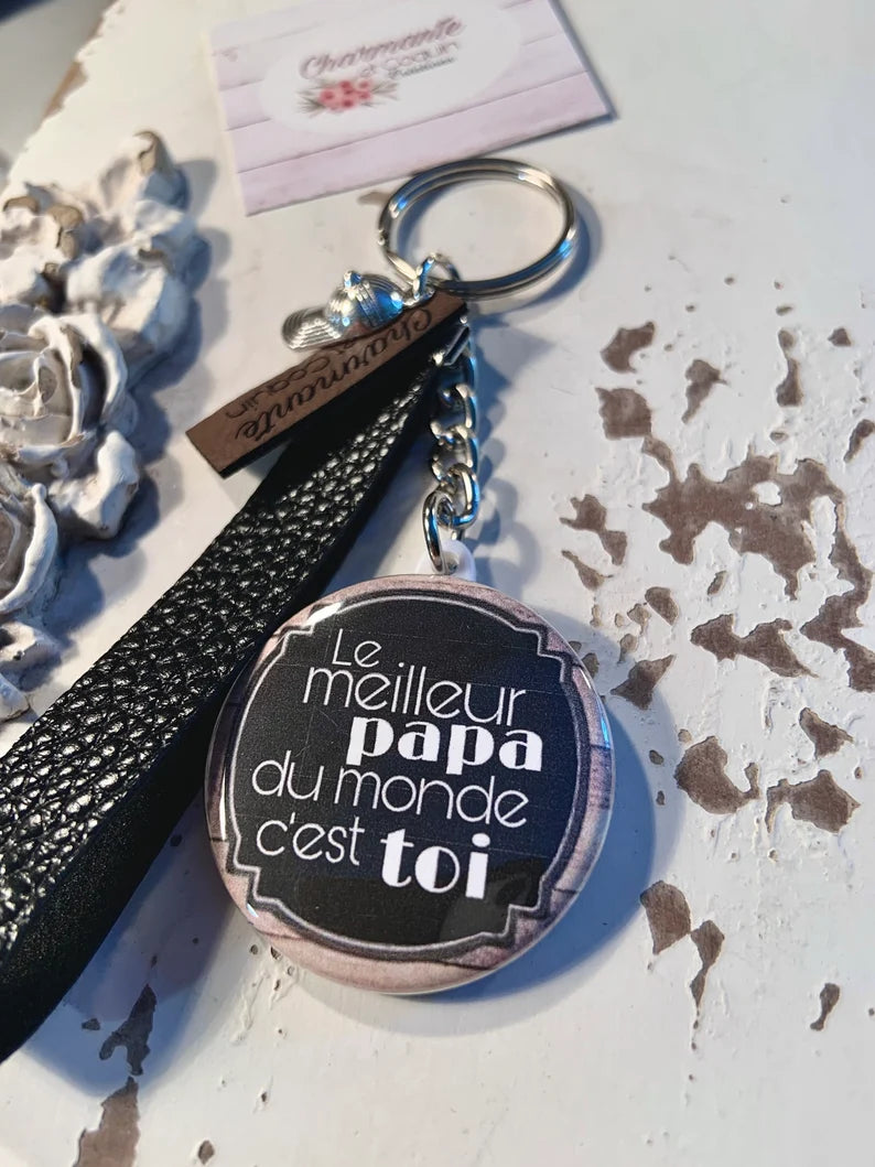 Porte clés personnalisé pour papa