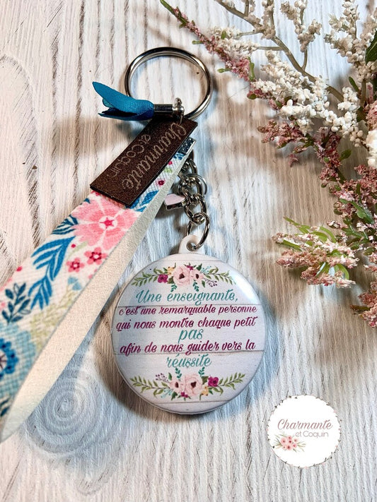 Porte clés personnalisés, cadeau pour enseignantes, remerciements