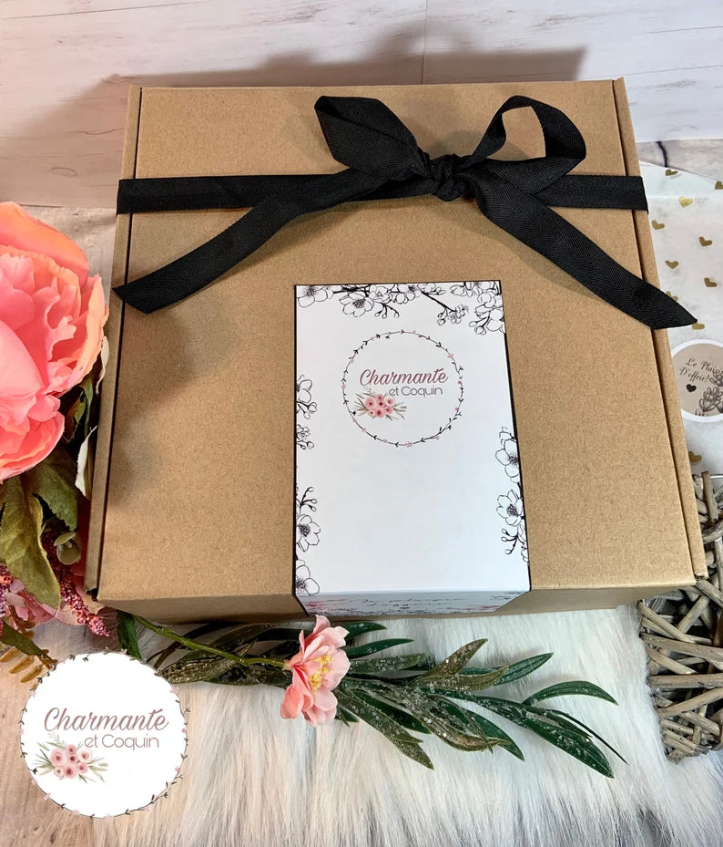 Boîte cadeaux personnalisés cadeaux pour éducatrice , cadeau remerciement éducatrice