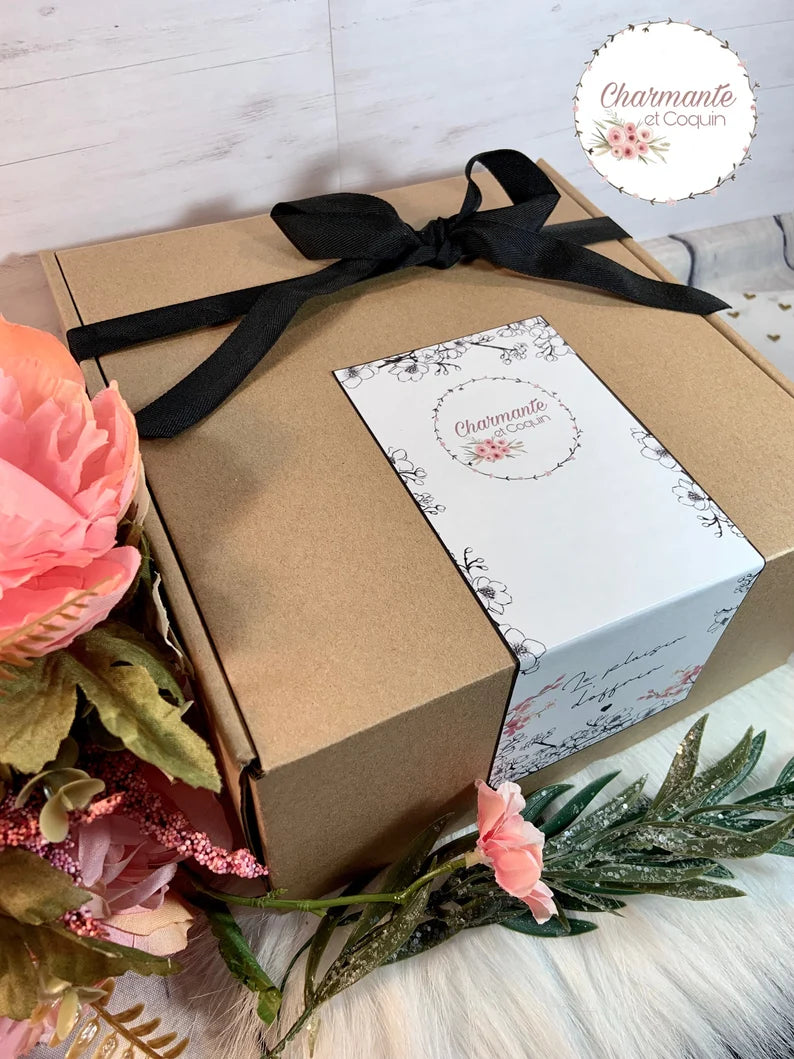 Boîte cadeaux personnalisés cadeaux pour éducatrice , cadeau remerciement éducatrice