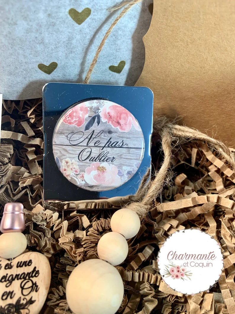 Boîte cadeaux personnalisés cadeaux pour enseignante, cadeau remerciement professeur