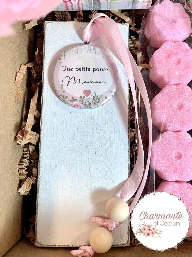 Charmante boîte cadeaux personnalisée pour une maman, cadeaux pour fête des mères