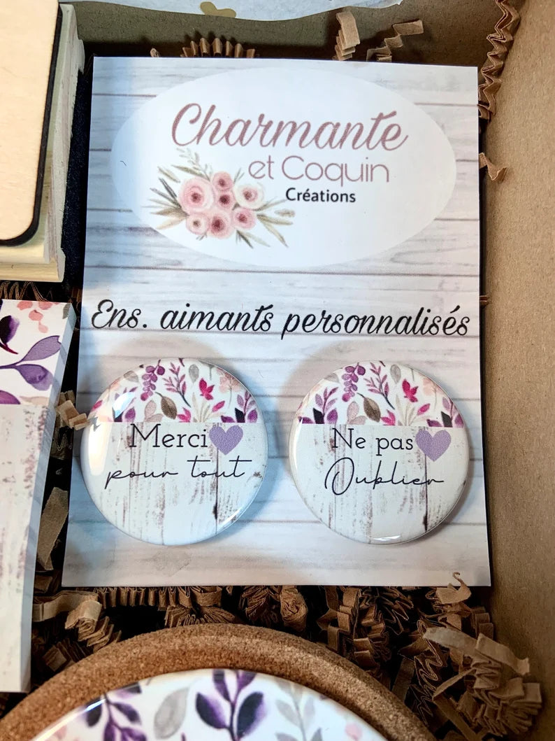 Boîte cadeaux personnalisés cadeaux pour enseignante, cadeau remerciement professeur