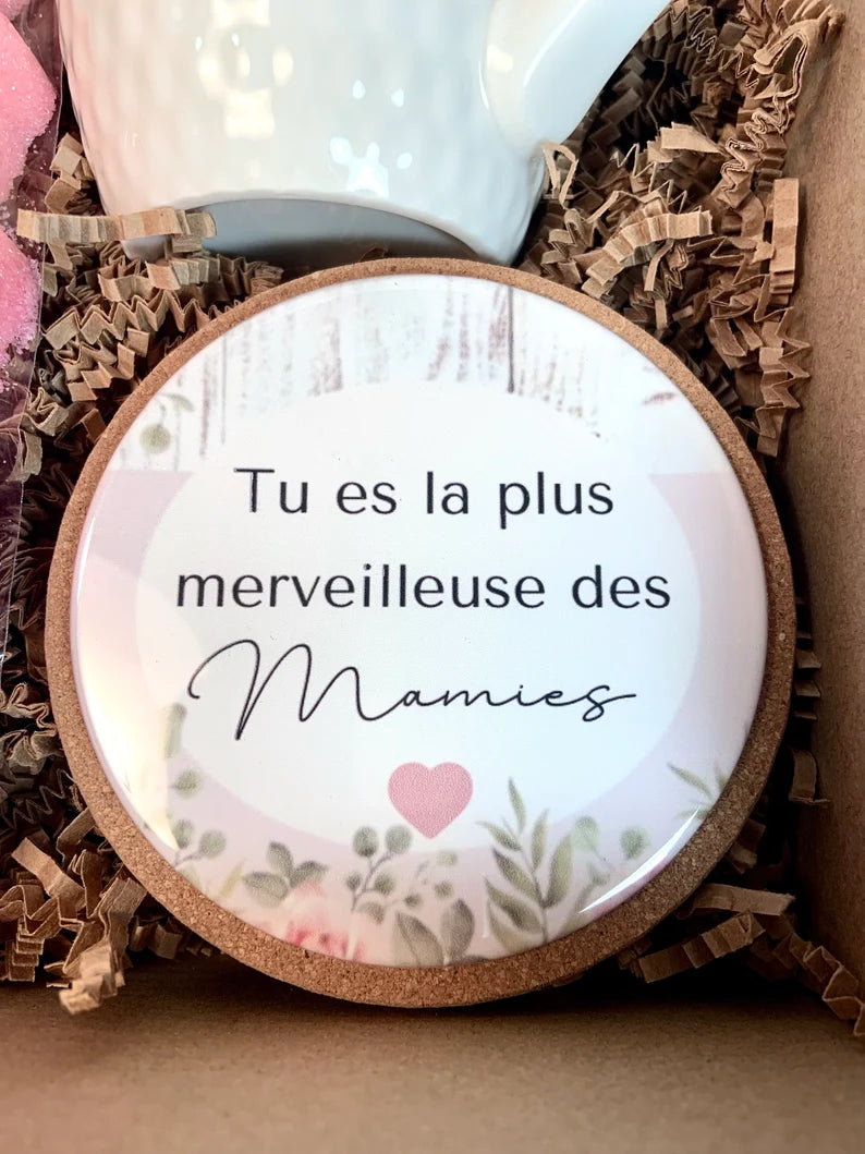 Charmante boîte cadeaux personnalisée pour votre mamie adorée ,cadeaux pour fête des mères