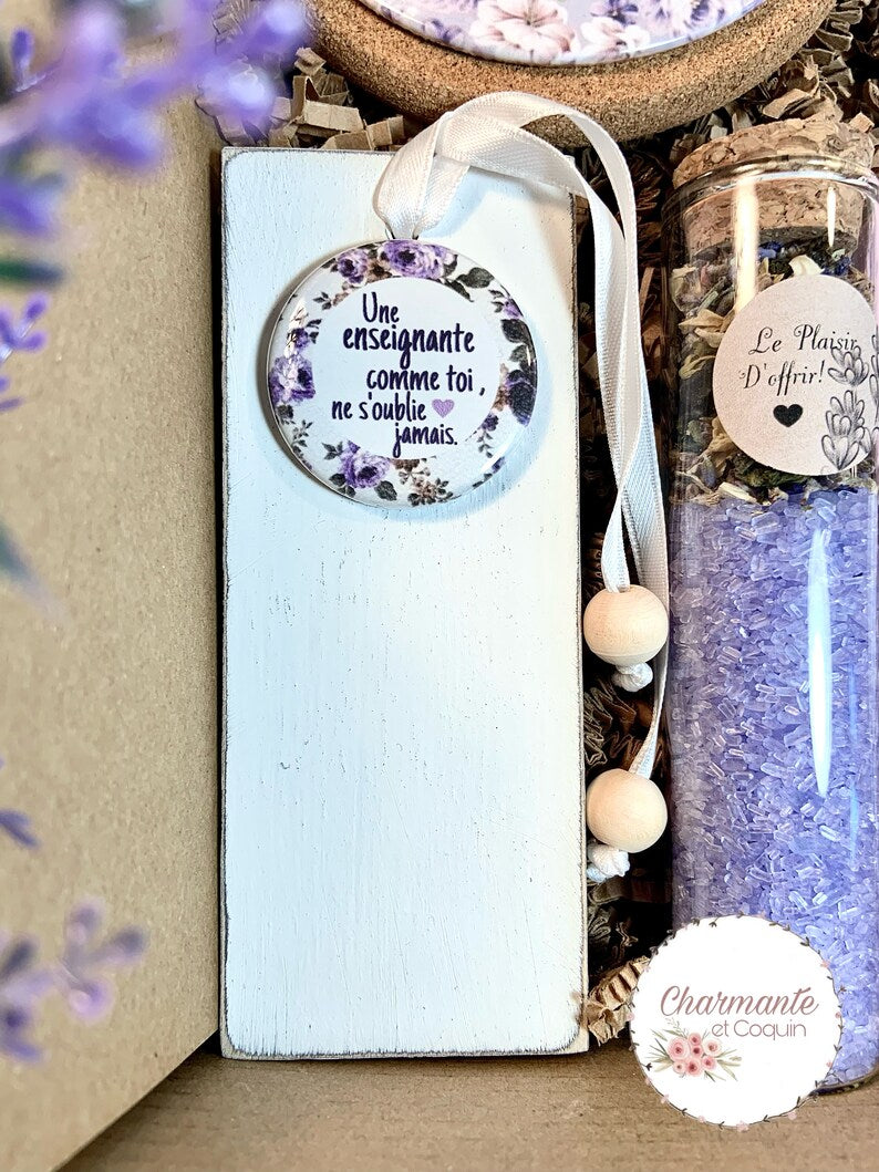 Boîte cadeaux personnalisés cadeaux pour enseignante, cadeau remerciement professeur