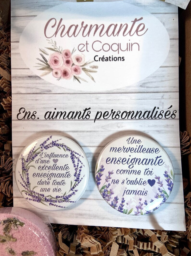 Boîte cadeaux personnalisés cadeaux pour enseignante, cadeau remerciement professeur