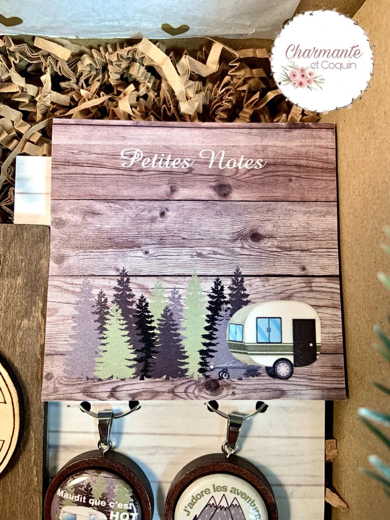 Coffret cadeau thème camping