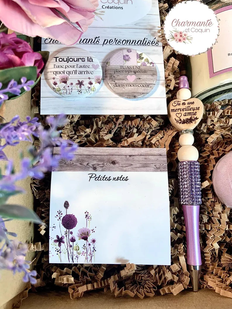 Charmante boîte cadeaux personnalisée cadeau pour une amie qui vous est chère