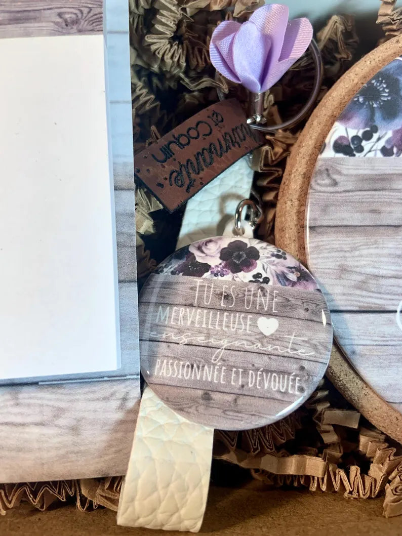 Boîte cadeaux personnalisés cadeaux pour enseignante, cadeau remerciement professeur