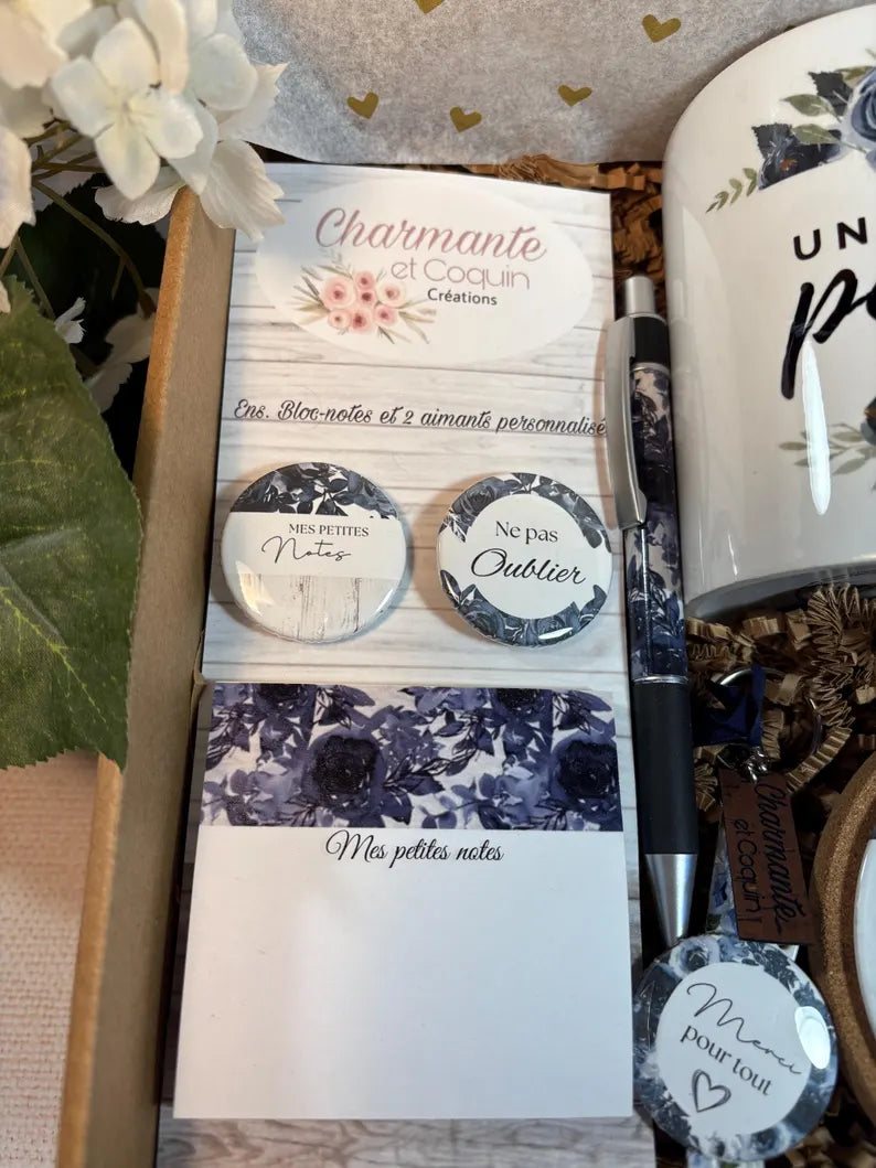 Boîte cadeaux personnalisés cadeaux pour éducatrice , cadeau remerciement éducatrice