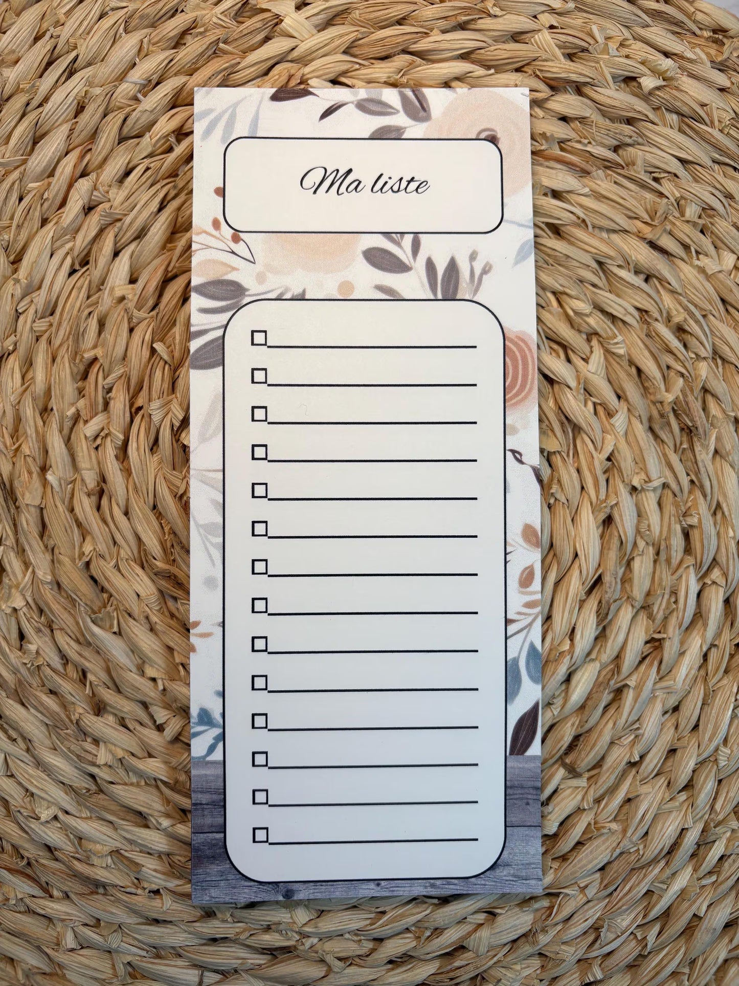 Ensemble de notes assortie sur le thème petites fleurs délicates